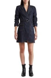 Cinq Sept Jenessa Belted Denim Blazer Dress at Nordstrom