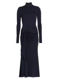 Cinq Sept Johnson Draped Turtleneck Midi Dress at Saks Fifth Avenue