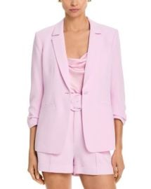 Cinq Sept Khloe Ruched-Cuff Blazer Bloomingdale39s at Bloomingdales