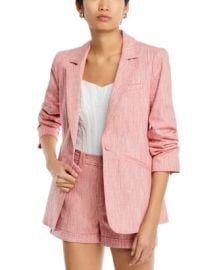 Cinq Sept Khloe Ruched Sleeve Blazer Bloomingdales at Bloomingdales