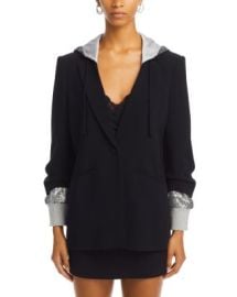 Cinq Sept Khloe Sequined Hoodie Jacket Bloomingdales at Bloomingdales