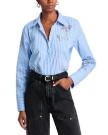 Cinq Sept Lisa Embellished Shirt Bloomingdales at Bloomingdales