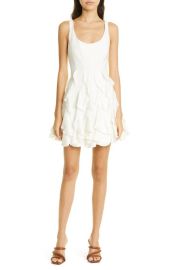 Cinq Sept Madlin Ruffle Minidress at Nordstrom