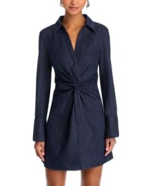 Cinq Sept Mckenna Denim Cotton Dress Bloomingdales at Bloomingdales