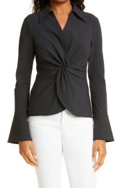 Cinq Sept Mckenna Knot Waist Shirt at Nordstrom