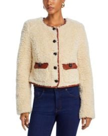 Cinq Sept Naia Faux Shearling Jacket Bloomingdales at Bloomingdales