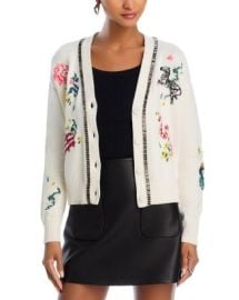 Cinq Sept Nyla Embellished Cardigan Bloomingdales at Bloomingdales