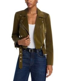 Cinq Sept Palo Belted Moto Jacket Bloomingdales at Bloomingdales