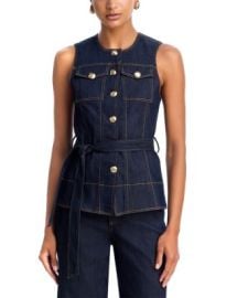 Cinq Sept Renee Denim Vest Bloomingdale39s at Bloomingdales