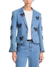 Cinq Sept Rhinestone Bow Le Petite Khloe Blazer Bloomingdale39s at Bloomingdales
