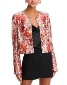 Cinq Sept Sequin Damask Jacket Bloomingdale39s at Bloomingdales