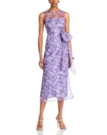 Cinq Sept Silk Painted Hydrangea Miley Dress Bloomingdales at Bloomingdales
