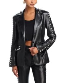 Cinq Sept Studded Faux Leather Milly Jacket Bloomingdales at Bloomingdales