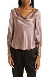 Cinq Sept Taylee Silk Satin Blouse at Nordstrom