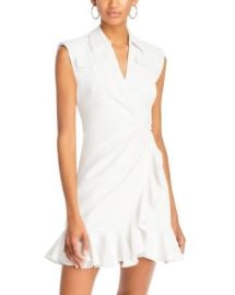 Cinq Sept Zenni Ruffled Wrap Dress Bloomingdales at Bloomingdales