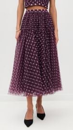 Cinq a Sept Camille Polka Dot Selly Skirt at Shopbop