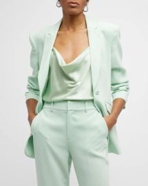 Cinq a Sept Cheyenne Blazer in Celadon at Neiman Marcus