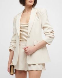 Cinq a Sept Cheyenne Crochet Blazer at Neiman Marcus