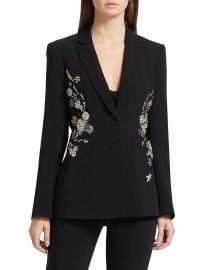 Cinq a Sept Cheyenne Ivy Garden Bejeweled Blazer at Neiman Marcus