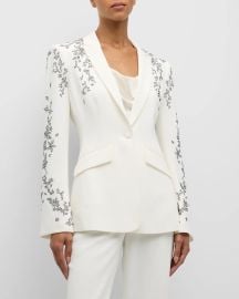 Cinq a Sept Cheyenne Lilac Vine Blazer at Neiman Marcus