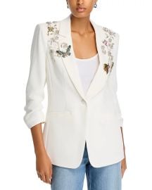 Cinq a Sept Diamond Vines Khloe Embellished Blazer at Bloomingdales