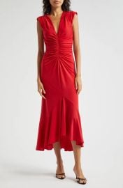 Cinq a Sept Dianne Cap Sleeve Dress in Candy Apple at Nordstrom