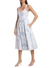 Cinq a Sept Ebba Garden Toile Dress at Saks Off 5th