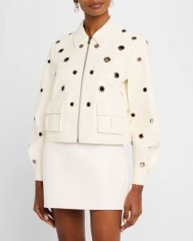 Cinq a Sept Harriet Grommet Jacket at Neiman Marcus