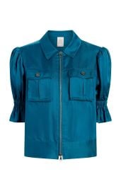 Cinq a Sept Holly Cropped Twill Jacket at Cinq a Sept