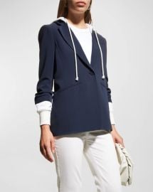 Cinq a Sept Hooded Khloe Jacket at Neiman Marcus