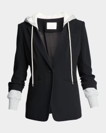 Cinq a Sept Hooded Khloe Jacket at Neiman Marcus