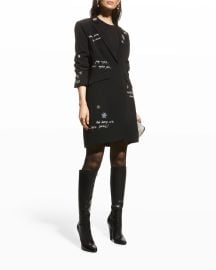 Cinq a Sept Joel Embellished Short Blazer Dress at Neiman Marcus