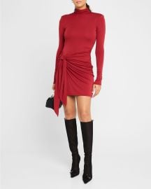 Cinq a Sept Johnson Long-Sleeve Knit Mini Dress at Neiman Marcus