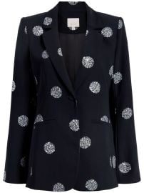 Cinq a Sept Karlie Embellished Crepe Blazer at Farfetch