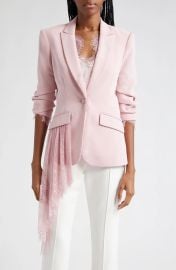 Cinq a Sept Keeves Cascading Lace Trim Blazer at Nordstrom Rack