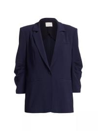 Cinq a Sept Khloe Blazer in Navy at Saks Fifth Avenue