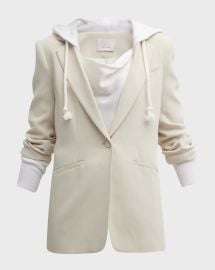 Cinq a Sept Khloe Blazer in Plaster White at Neiman Marcus