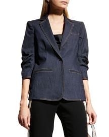 Cinq a Sept Khloe Denim Blazer at Neiman Marcus