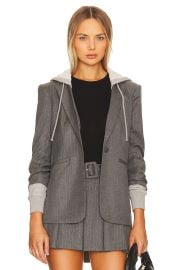 Cinq a Sept Khloe Mixed Media Jacket at Revolve