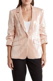 Cinq a Sept Kimmi Sequin Blazer in Travertine at Nordstrom Rack