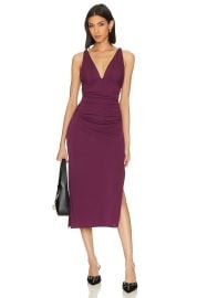 Cinq a Sept Lacey Dress in Dark Fig at Revolve