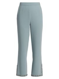 Cinq a Sept Loisa Embellished Slit Cuff Pants at Saks Fifth Avenue