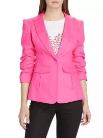 Cinq a Sept Louisa Peak Stretch Denim Blazer at Saks Fifth Avenue