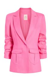 Cinq a Sept Louisa Peak Stretch Denim Blazer at Cinq a Sept