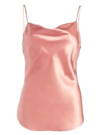 Cinq a Sept Marta Silk Cowlneck Cami Top at Saks Fifth Avenue