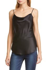 Cinq a Sept Marta Silk Satin Camisole in Black at Nordstrom