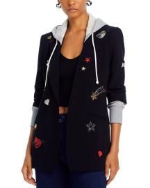 Cinq a Sept Nebula Embellished Hooded Khloe Jacket at Bloomingdales