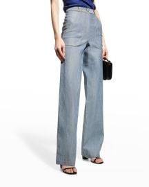 Cinq a Sept Paco Straight-Leg Denim Pants at Neiman Marcus