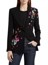 Cinq a Sept Paillette Vines Cheyenne Blazer at Saks Fifth Avenue