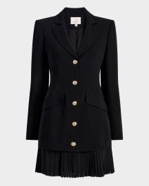 Cinq a Sept Regan Long-Sleeve Mini Dress at Neiman Marcus